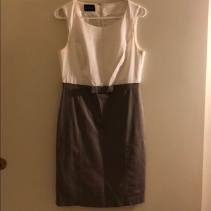 Your Sixth Sense Business Dress with Bow Detail